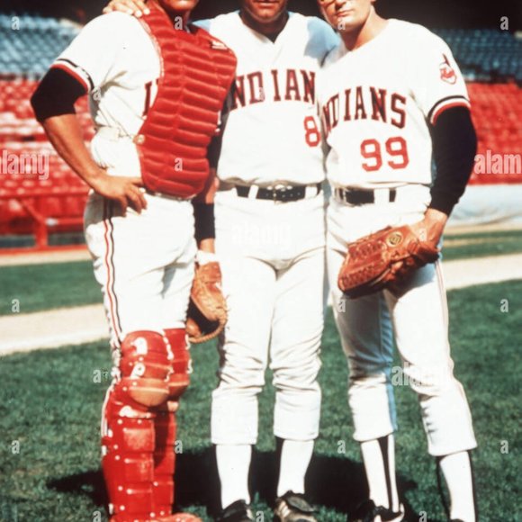 CLEVELAND INDIANS #7 TAYLOR , #24 DORN Sewn Jersey WHITE - Picture 14 of 16